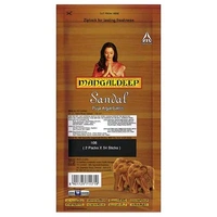 Mangaldeep Sandal Ziplock Puja Agarbatti 108 pcs - 14mm x 300mm x 110mm