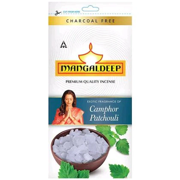 Mangaldeep Patchouli Zip Lock Agarbatti 120 g - 30cm X 15cm X 15cm