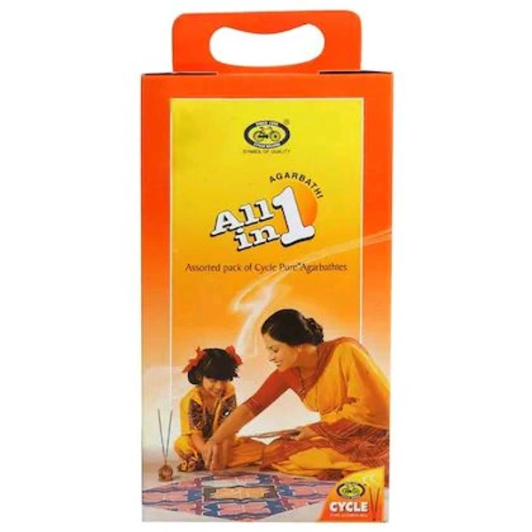 Cycle All In One Assorted Agarbatti 191 pcs - 28cm X 8cm X 14cm