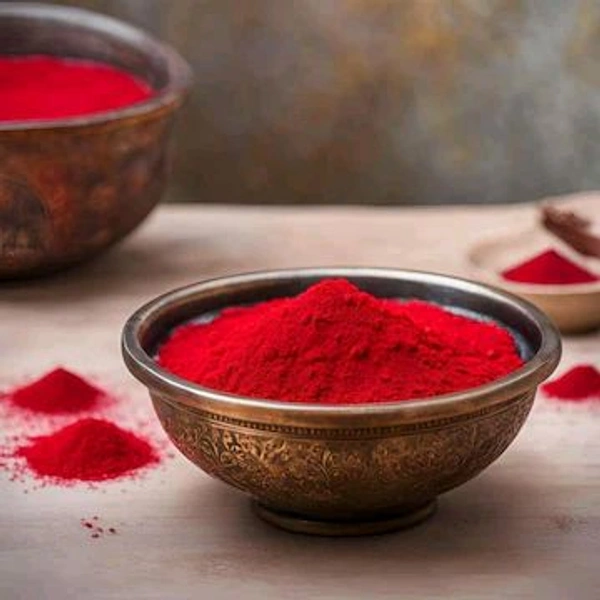 Holi Gulal 200g Hygienically Hand-Made Herbal Gulal Gift Skin Friendly - Non-Toxic Holi Colors - Eco Friendly - Easy to Washable - Organic Gulal Powder - Red