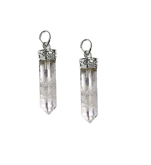  Crystal Pencil Shaped Alloy Pendent For Men And Women (Pack Of 2)