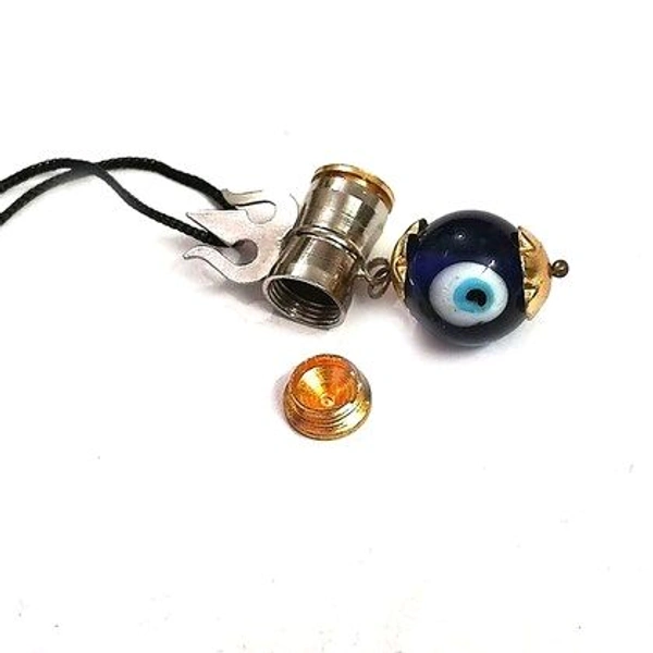 Evil Eye Protection Base Metal Pendant Locket For Men And Women
