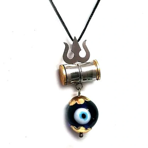 Evil Eye Protection Base Metal Pendant Locket For Men And Women