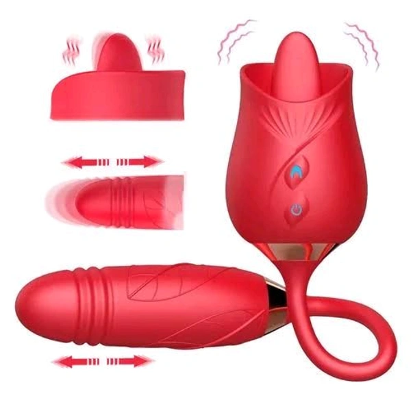 Rose Toy For Women 3 In 1 