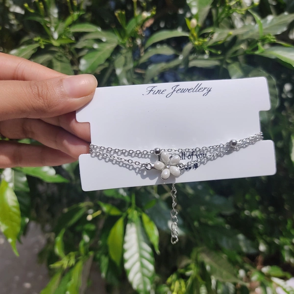 Flower Chain bracelet - Adjustable