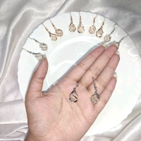 Korean Pearl Drop Earrings  - Silver