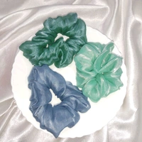 Soft Shimmer Premium Scrunchies (3 Pcs)