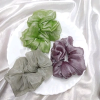 Soft Shimmer Premium Scrunchies (3 Pcs)