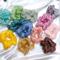 Soft Shimmer Premium Scrunchies (3 Pcs)