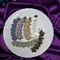 Soft Matt Duotone Banana Clips (3 Pcs) - White
