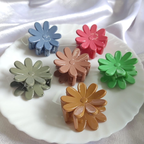Flower Claw Clips (3 pcs)