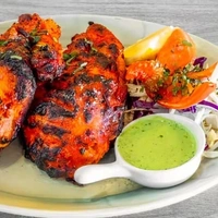 TANDOORI CHICKEN Full  - Chicken+Mint Saus+Salad+Lemon