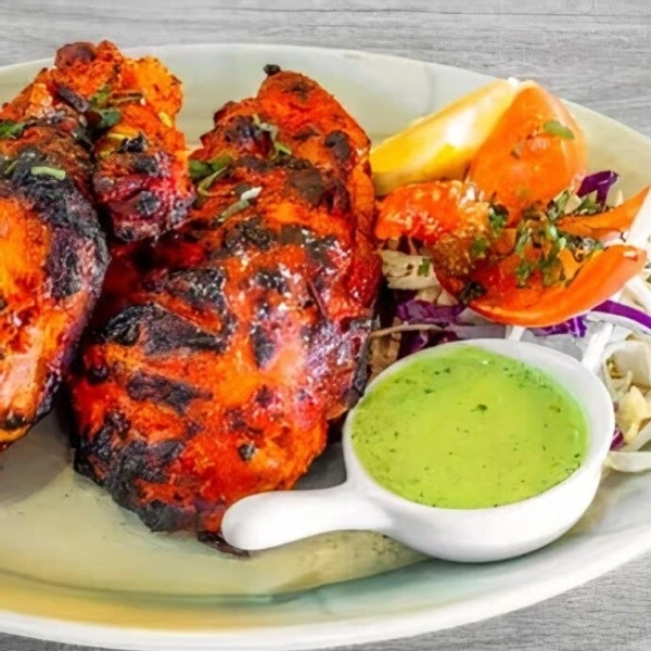 TANDOORI CHICKEN Full  - Chicken+Mint Saus+Salad+Lemon