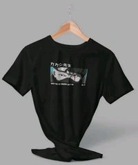 KAKASHI ANIME T-SHIRT  - Black, M