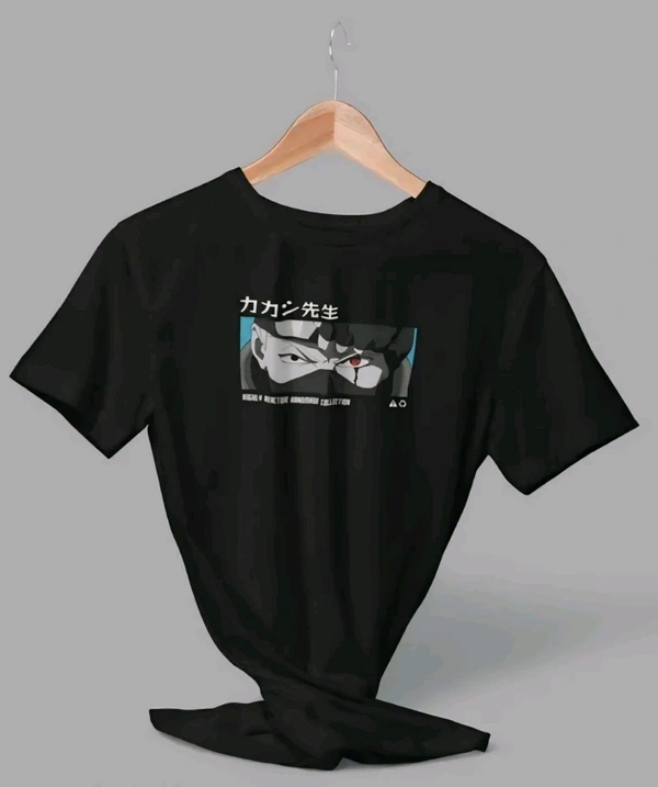 KAKASHI ANIME T-SHIRT  - Black, M