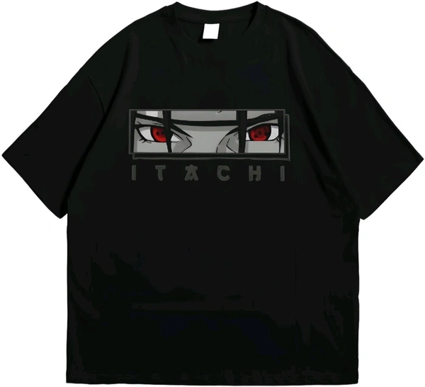 Itachi T Shirt, Oversized T-shirt - Black, S