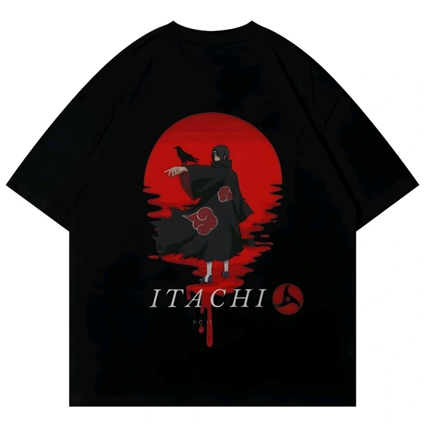 Itachi T Shirt, Oversized T-shirt - Black, XL