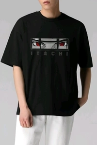 Itachi T Shirt, Oversized T-shirt - Black, XL