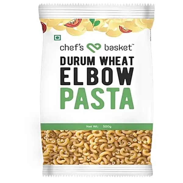 CHEFS BASKET ELBOW WHEAT PASTA BUY 1 GET 1 FREE - 500+500G