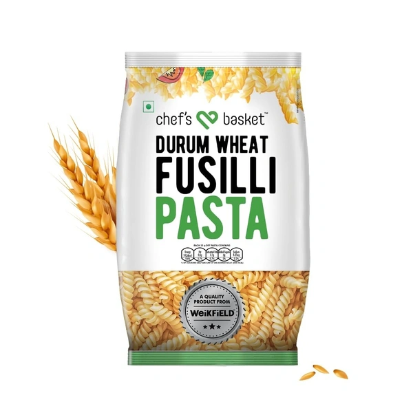 CHEF BASKET WHEAT FUSILLI PASTA BUY 1 GET 1 FREE - 500+500G