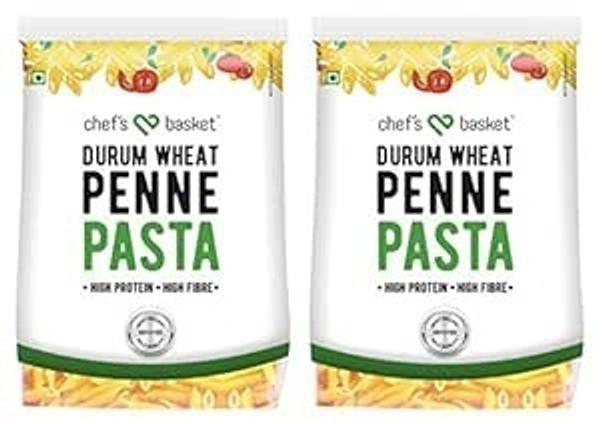 CHEFS BASKET WHEAT PENNE PASTA BUY 1 GET 1 FREE - 500+500G