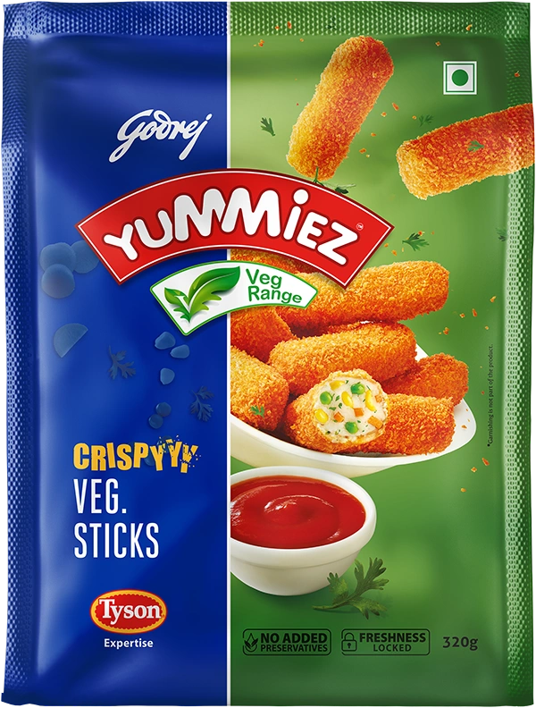 GODREJ CRISPY VEG STICKS - 320G