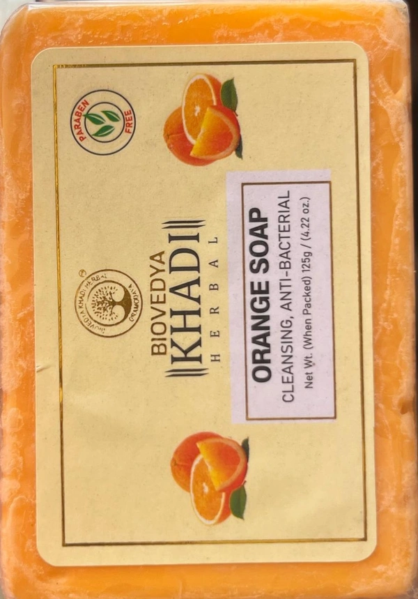 KHADI ORANGE SOAP 125G