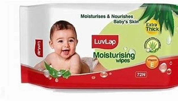 LUVLAP WIPES ALOE VERA 72N