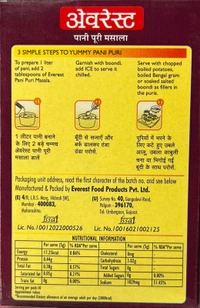 EVEREST PANIPURI MASALA 50G