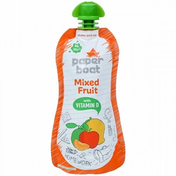 paper boat mixed fruit