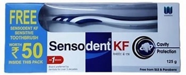 SENSODENT KF 125G FREE TOOTHBRUSH RS 50