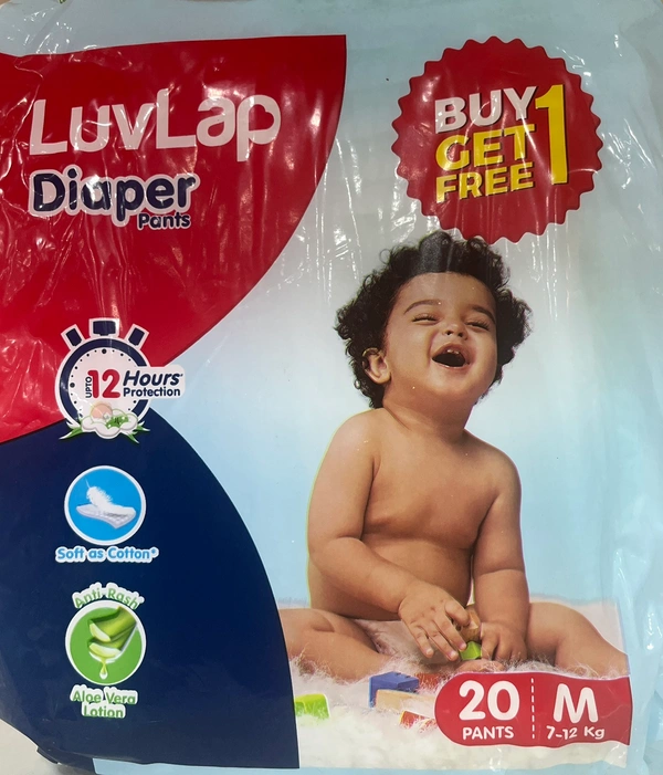LuvLap Diaper 7-12kg M 20pants