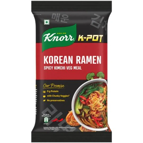 KOREAN RAMEN SPICY KIMCHI VEG MEAL
