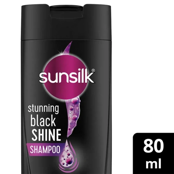SUNSILK STUNNING BLACK SHINE - 80ML