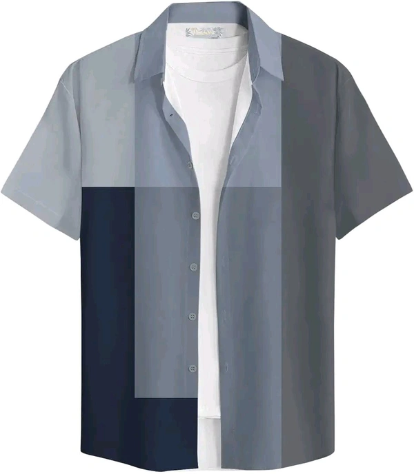 BULLMER Trendy Regular Fit Printed Causal Shirt for Men - Pack of 1