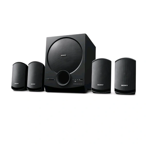 SONY Sony SA-D40M2 5.1ch 100W Home Theater System w/ Powerful Subwoofer | Bluetooth, USB, AUX - Black, 40D x 25W x 33.7H Centimeters