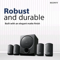 SONY Sony SA-D40M2 5.1ch 100W Home Theater System w/ Powerful Subwoofer | Bluetooth, USB, AUX - Black, 40D x 25W x 33.7H Centimeters