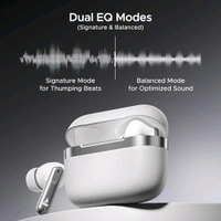 boAt Airdopes 111v2 TWS Earbuds | 50H Playtime, 4Mics ENx™, Premium Leather Finish, 13mm Drivers, Fast Charge (Ivory White) - Item Height	25 Millimeters, (Ivory White)