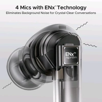 boAt Airdopes 111v2 TWS Earbuds | 50H Playtime, 4Mics ENx™, Premium Leather Finish, 13mm Drivers, Fast Charge (Ivory White) - Item Height	25 Millimeters, (Ivory White)