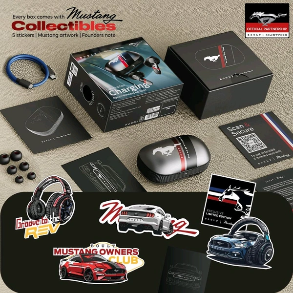 Boult 🎧 Boult Mustang Dyno (Grey): 60H Endurance | Combat Gaming Mode | Quad ENC Mics "Touch Controls + Dual Pairing | Made in India" - Mustang Dyno (Grey)