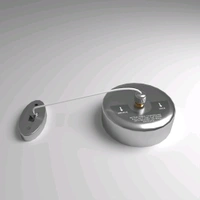 Anamika ✨ Anamika Round Silver Retractable Clothesline — 9ft Lockable & Weatherproof! - Round Silver