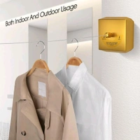 Anamika  ✨ Anamika Gold Square Retractable Clothesline — 9ft Lockable & Weatherproof! - Golden Fizz