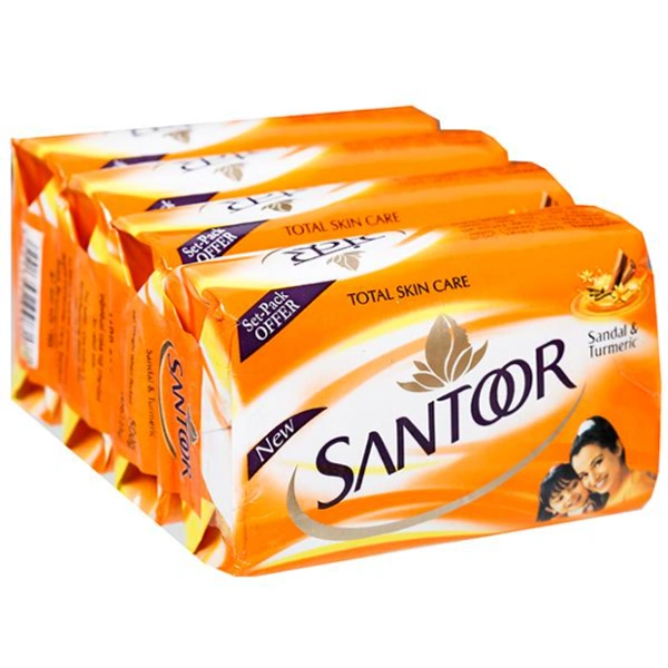 Santoor Gold Santoor Soap Pack Santoor Gold Soap 125g Pack Of And