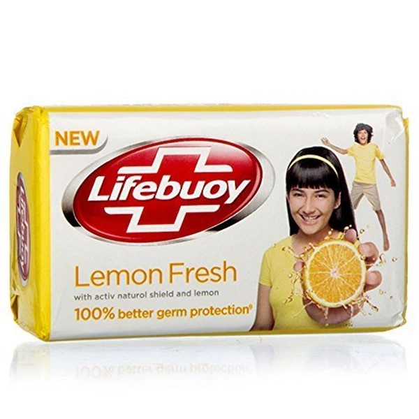 Lifebuoy Pack Of 4(3+1) - Yellow/Lemon Fresh