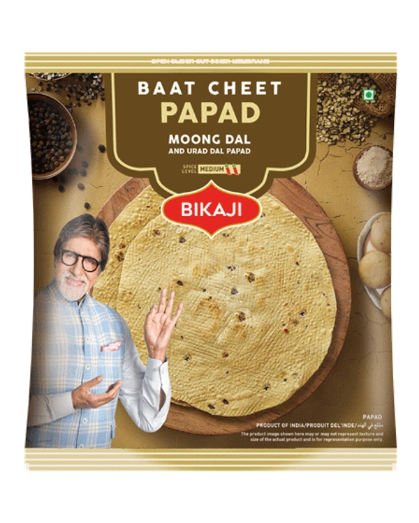 Bikaji  Papad - Moong Dal , 400g