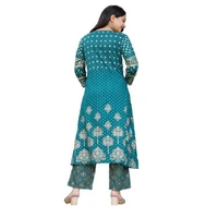Elegant Rayon Kurta Palazzo Set - L