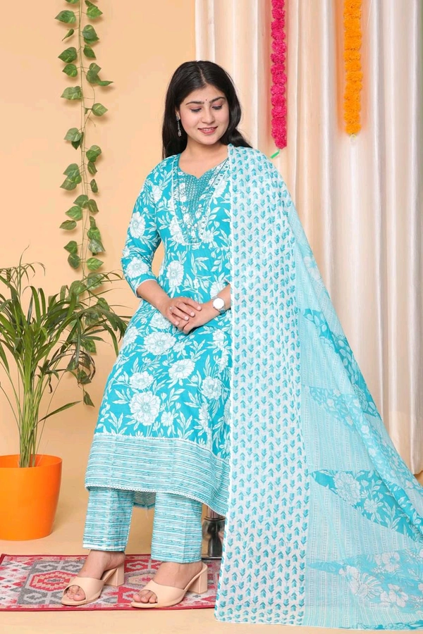 Cotton Frock Suit 140