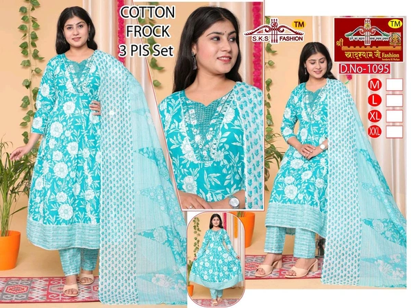Cotton Frock Suit 140