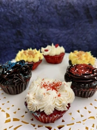 Choco Vanilla Cupcakes  - 6