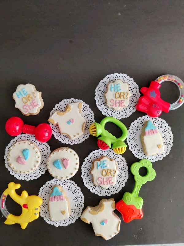 Baby Shower Theme Cookies 